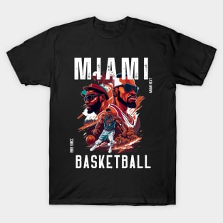 Miami heat basketball  vector graphic design T-Shirt